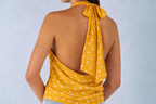 Yellow Polka Dot Top
